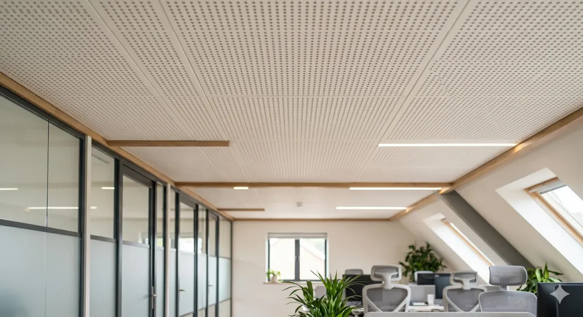 Moderner Akustikbau und Deckensysteme für Bürogebäude in Aachen